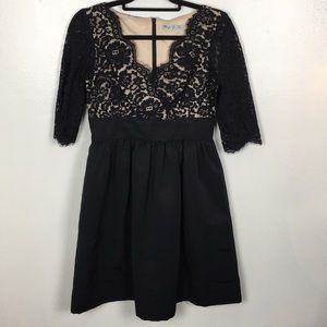 Eliza J Black Lace Dress